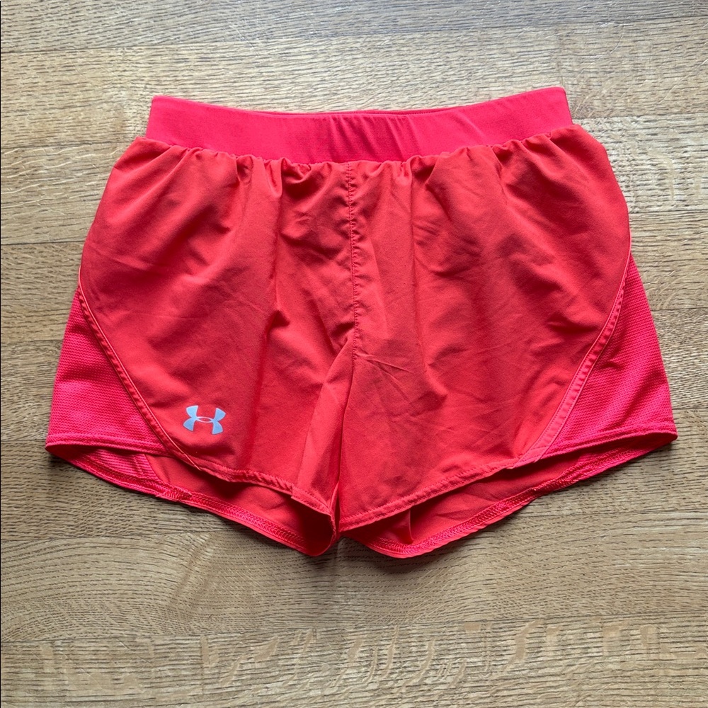 Under Armour Women’s Orange/Red Running Shorts Size XS